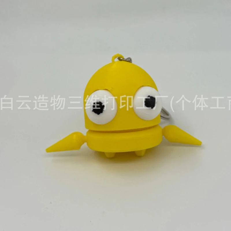 Game R.E.P.O Cosplay Keychain Kawaii 3D Printing Robot Joint Mobility Pendant Keyring Key Chain Bag Accessories Gift