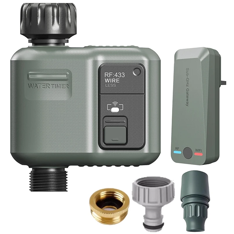RF433 WiFi الهاتف المحمول عن بعد وحدة تحكم سقي أوتوماتيكية ذكية توقيت الري قطعة أثرية 433 ميجا هرتز