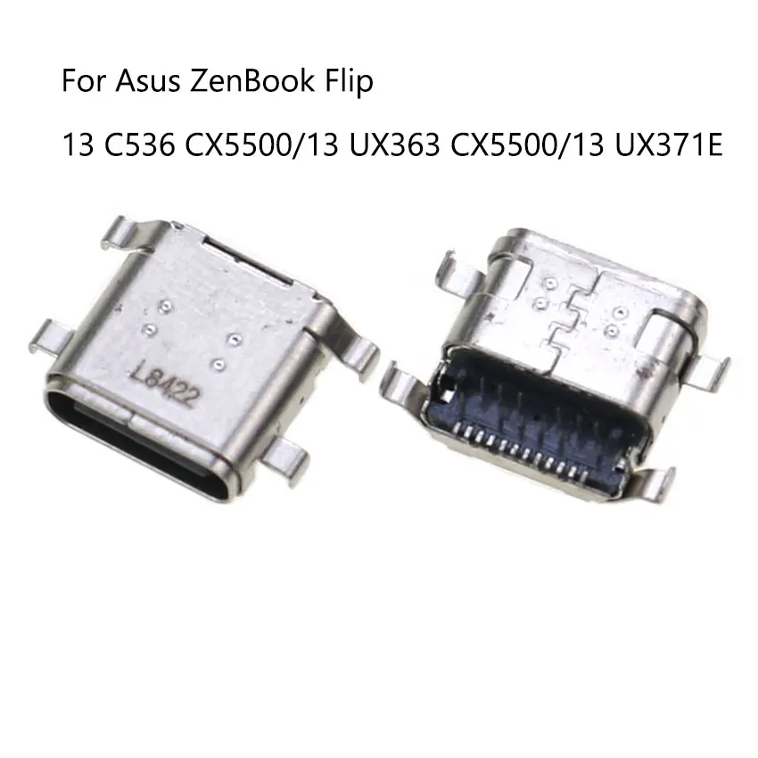 YuXi 1pc USB Type C Connector Charging Port Socket For Asus ZenBook Flip 13 C536 CX5500 ZenPad 3S S 8.0 Z580 ZenFone 4 ZE520KL 6