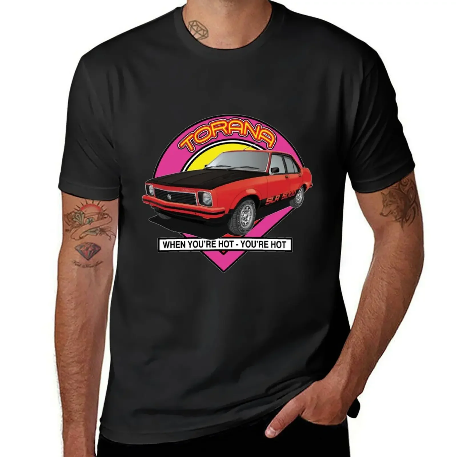 

Holden Torana LX SLR 5000 - Flamenco Red T-Shirt for a boy mens shirts graphic tee