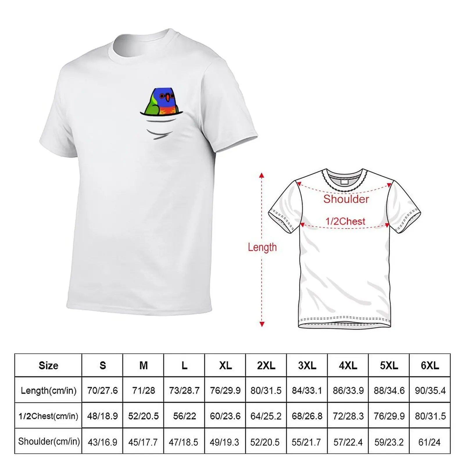 Too Many Birds! - Rainbow Lorikeet T-Shirt t shirt personalised man t shirts for men casual T-Shirt