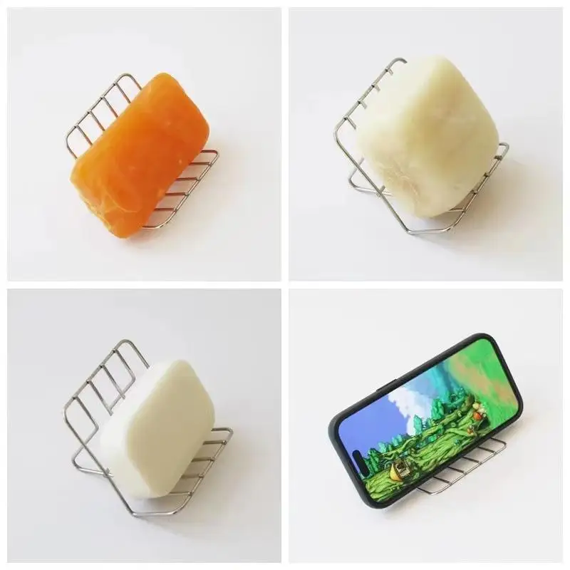 

1 шт., комплект для стирки мыла из нержавеющей стали SheLf, подставка для посуды, HousehoLd DraininG, мыло для раковины на столешнице, аксессуары для ванной комнаты HoLder