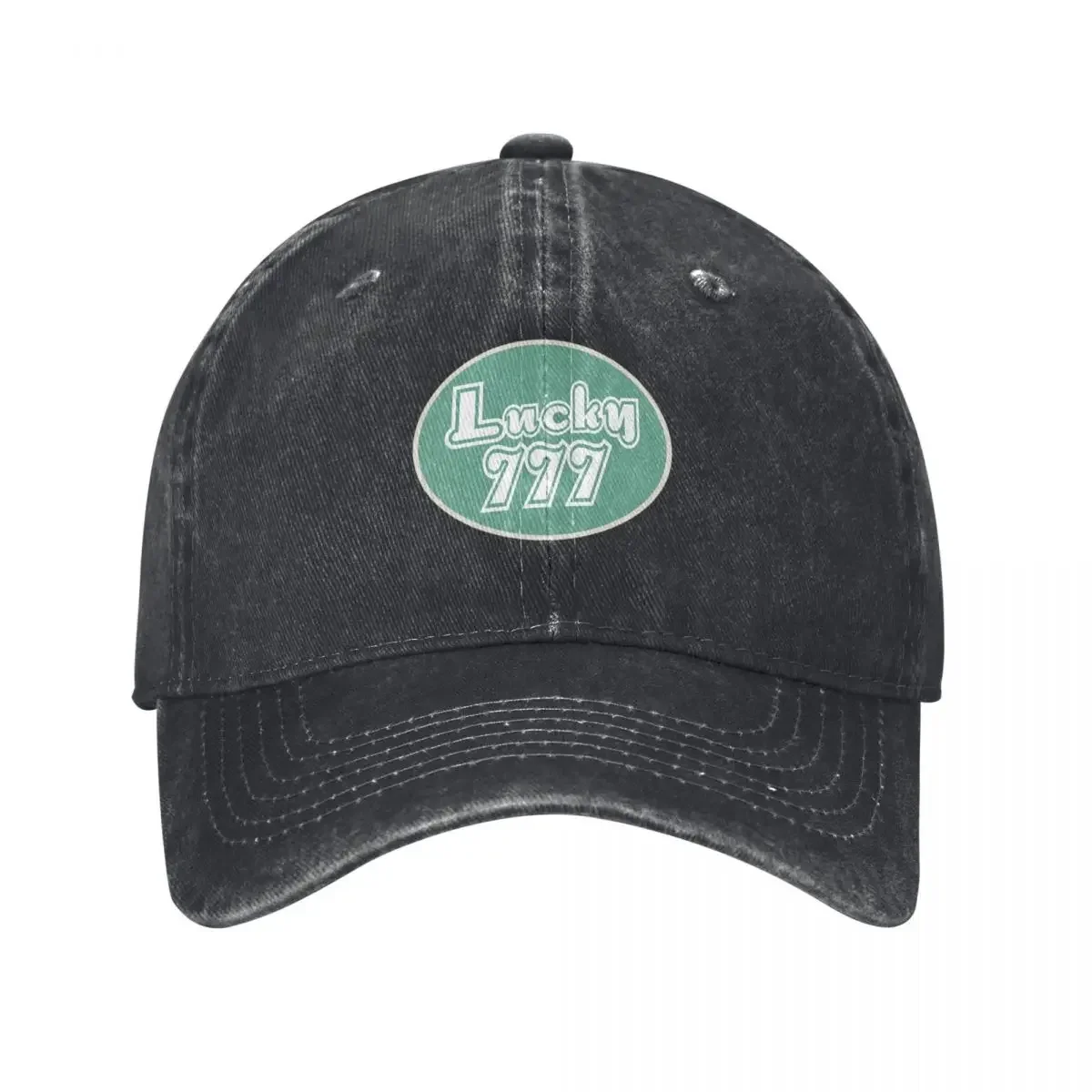 

lucky # 777 - green Baseball Cap Sunscreen Vintage Men Hats Women's