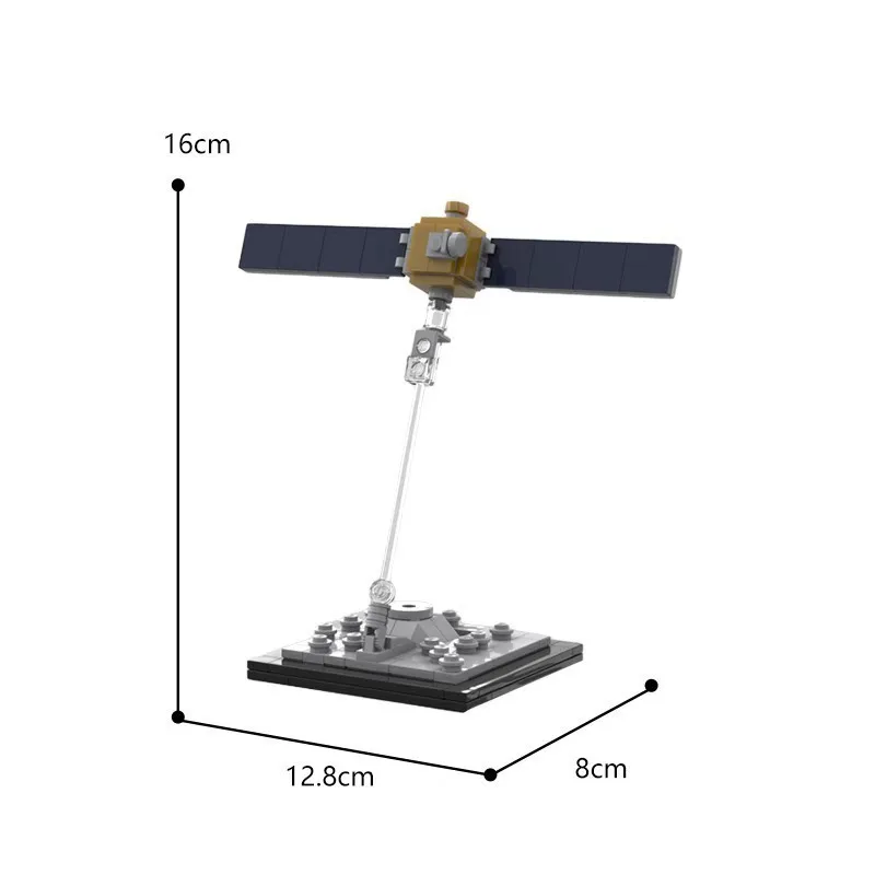 New Space Series Spacecraft Double Asteroid Redirection Test DART Building Block Kit Satellite Probe Vehicle Brick Model Kid Toy