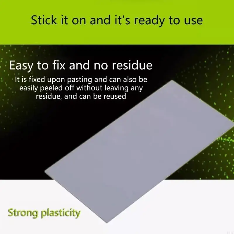 E1PF Heatsink Pad Slip proof Silicone Heat Transfer Pad Enhanced Thermal Managemen