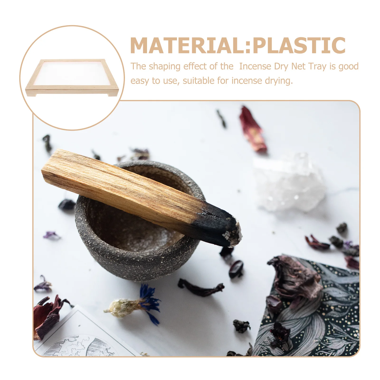 

Incense Dry Net Tray For Drying Line Coil Cone Incense Stackable Reusable Sun Mesh Tool Wooden Basking Diy Holder Home