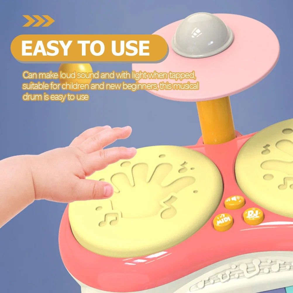 

Practice Kids Multifunctional Drum Musical Instrument Percussion Sensory Piano Set Educational Music Cognitive Interactive