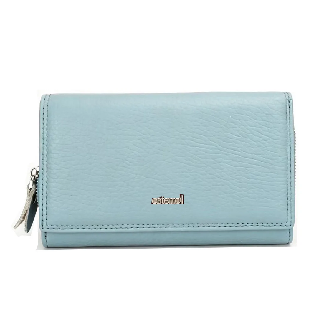 Brand Women Genuine Leather Wallet RFID Card Holder Cow Leather Purse Trifold Cowhide Clutch Case