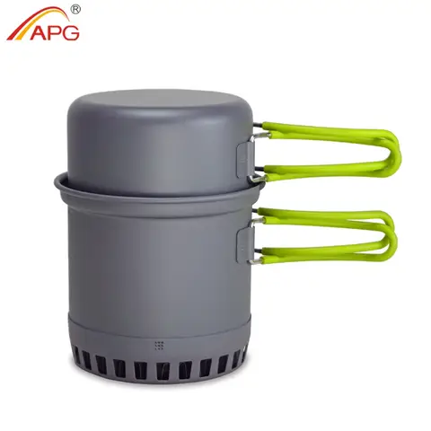 APG Ultralight Camping Cookware Cooking System Outdoor Tableware Bowl Pot Pan Utensils Cutlery