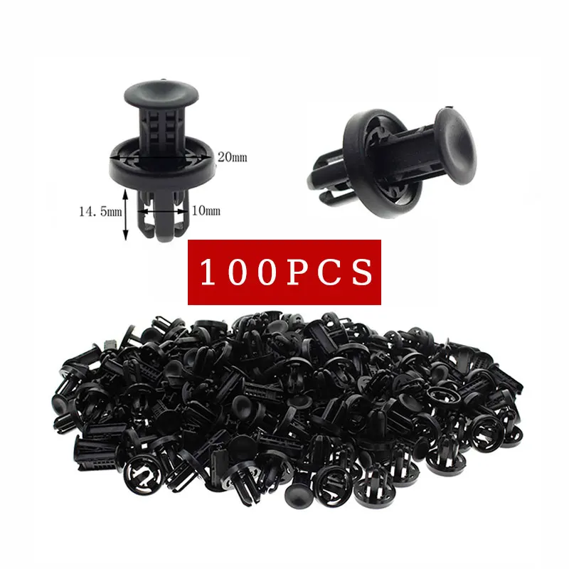 

100pcs Push Type Clips For Acura RDX MDX NSX RLX For Honda Accord Civic CR-V CR-Z ILX 2013-2018 91505-TM8-003 91505TM8003 New