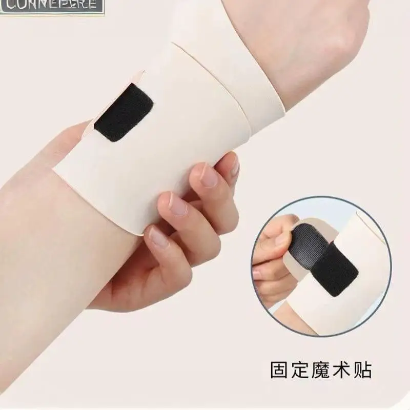 Elastisches Handgelenkband, Handgelenkbandage, Kompressionsbandage, dünne Handgelenkbandage, Handgelenkstütze für Badminton und Tennis, Handgelenkstütze mit Daumenstütze, Handschuhe, Handflächenschutz. – Detail 5