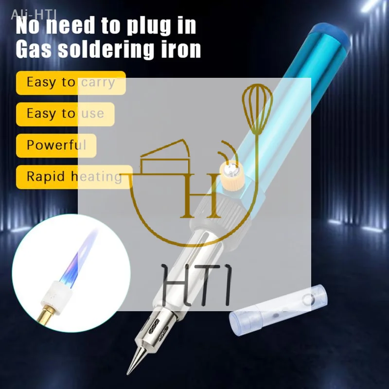 

Удобный газовый паяльник для точной сварки и термоусадки, для DIY-ремонта, со сменными насадками 210~450 ° С