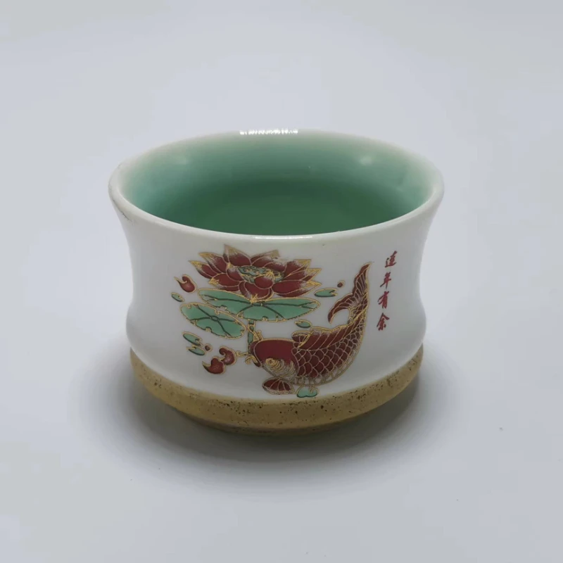 Snowflake Glaze Ceramic Kung Fu Tea cup Teaware Pottery Creative Tea  Cup of Chinese Tea Set