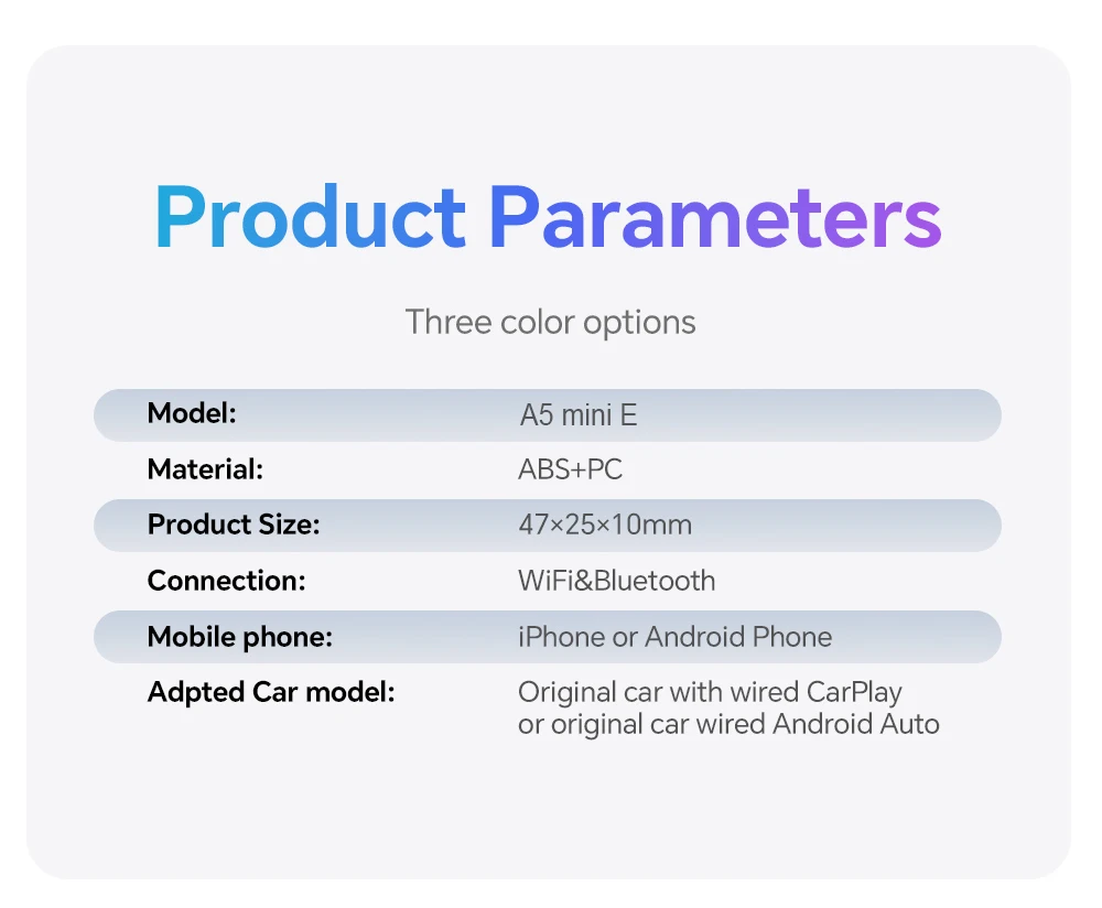 XUDA Kabelgebundener zu Kabelloser Carplay-Adapter, Kabelloses Android Auto für Peugeot 208 308 408 508 2008 3008 4008 5008 – Detail 19