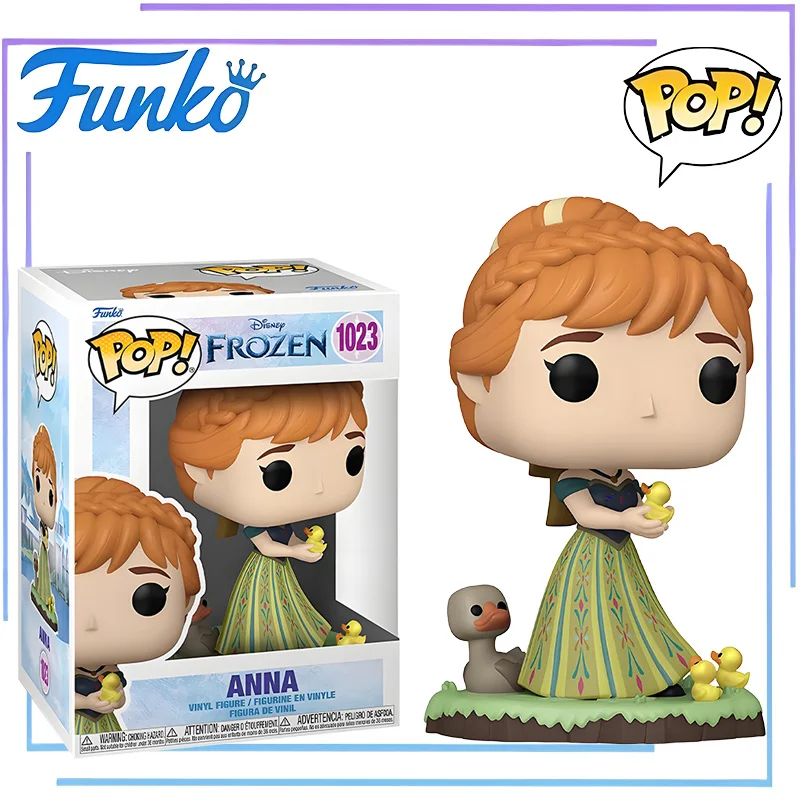 Genuine Funko Pop Disney Princess Frozen Anna Rapunzel Belle Ariel Limited Vinyl Figure Toys Collection Model Dolls Fans Gifts - Image 3