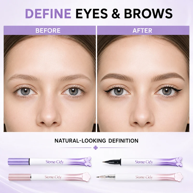 Siome Cidy 4PCS Liquid Eyeline - Waterproof Liquid Eyeliner Pen 评论和价格