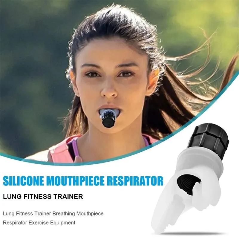 Breathing Trainer Lung Respirator Fitness Equipment Respiratory Silicone High Altitude Training Outdoor Expiratory Exercise Tool image 4