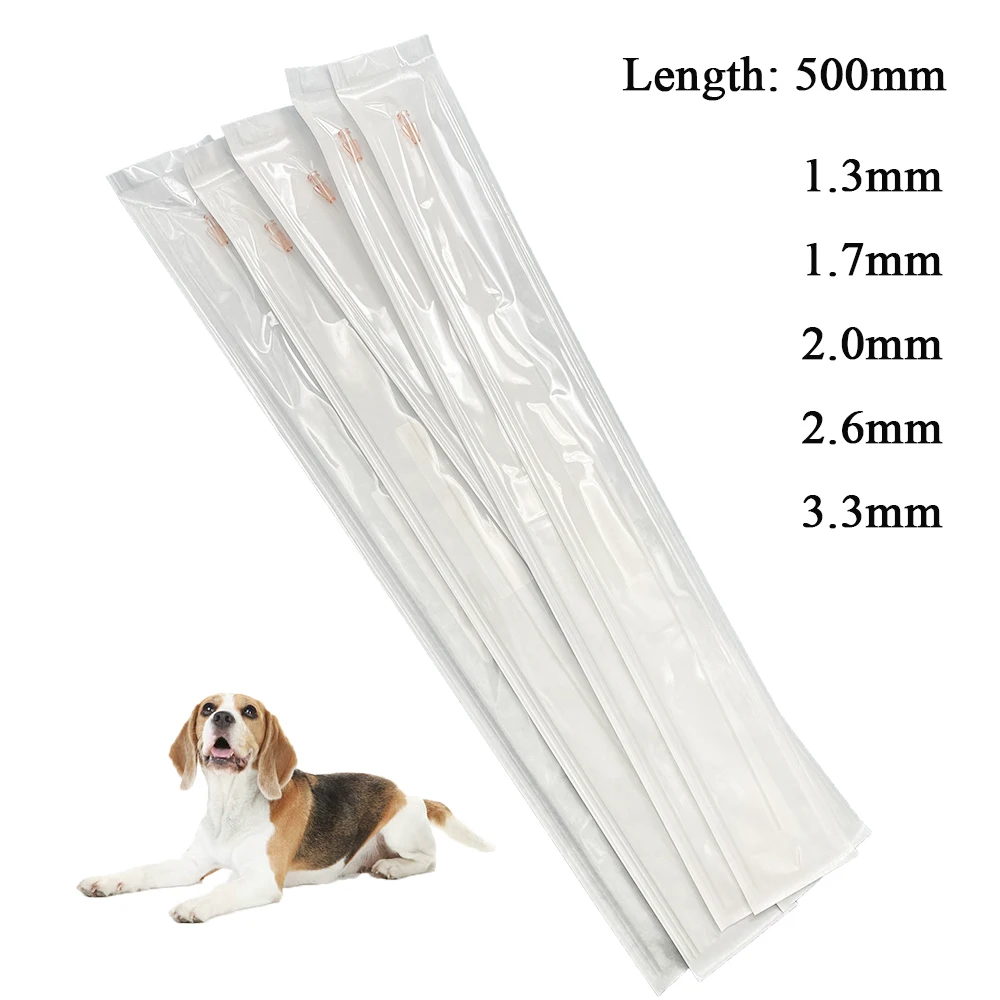 5PCS/10PCS Pet Dog Side Open Urinary Catheter Disposable Luer Lock Hard PVC Urine Retention Bladder Lavage Relief Indwelling