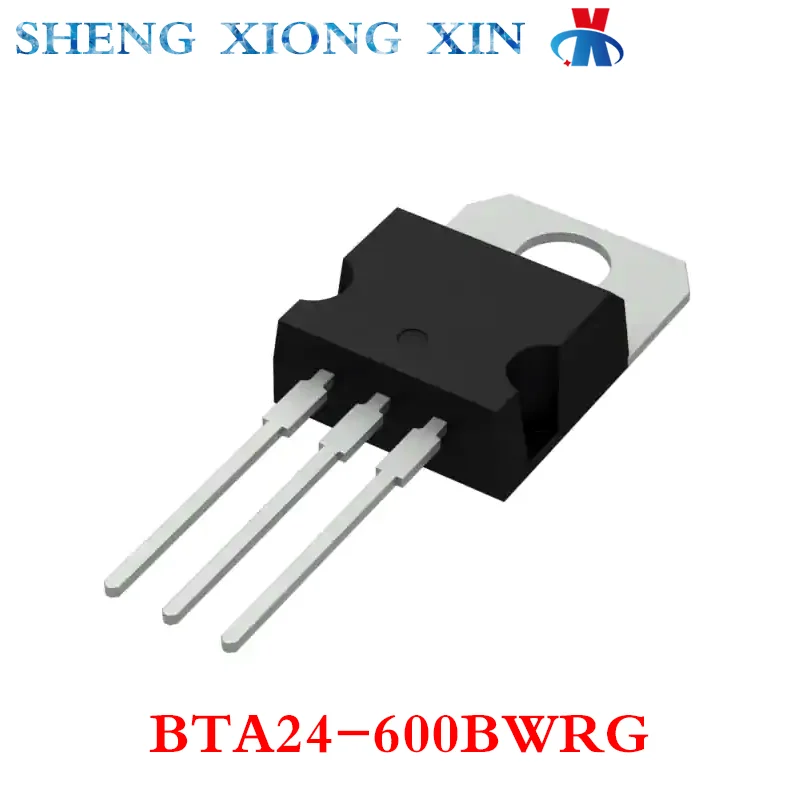 10pcs/Lot New 100% BTA24-600BWRG TO-220 Bidirectional thyristor BTA24-600 Integrated Circuit