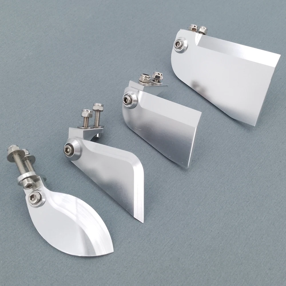 RC Boat Single-sided Turn Fin CNC Boat Fin Accessories Spare Parts for RC Racing Boat Speed MONO Yacht Hydroplane