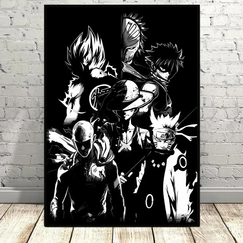 NARUTO Uchiha Sasuke Home Decor Holiday For Bar Living Room Canvas Wall Art Poster For Living Room Bedroom Home Decor Gift