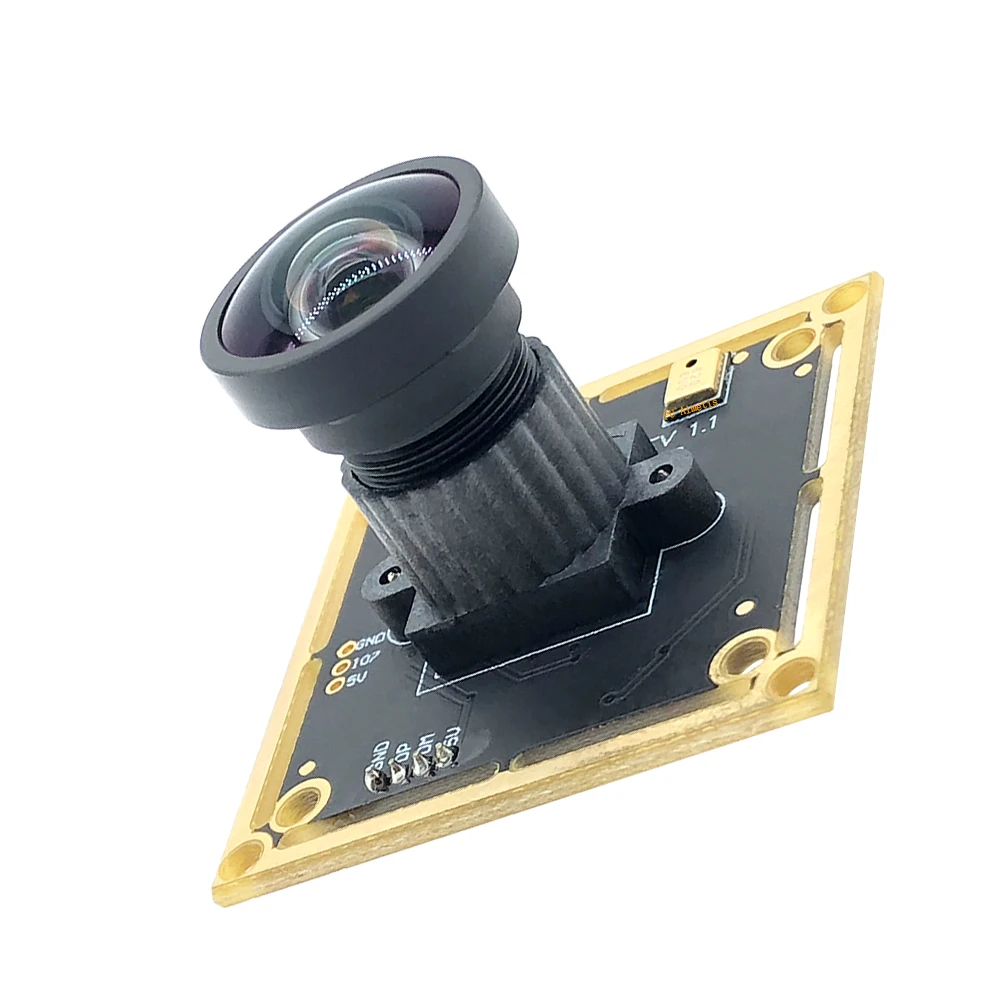 USB2.0 Distorsione fisica zero pura 5MP IMX335 UVC Webcam industriale 2592*1944 30FPS Modulo fotocamera USB Supporto audio Linux