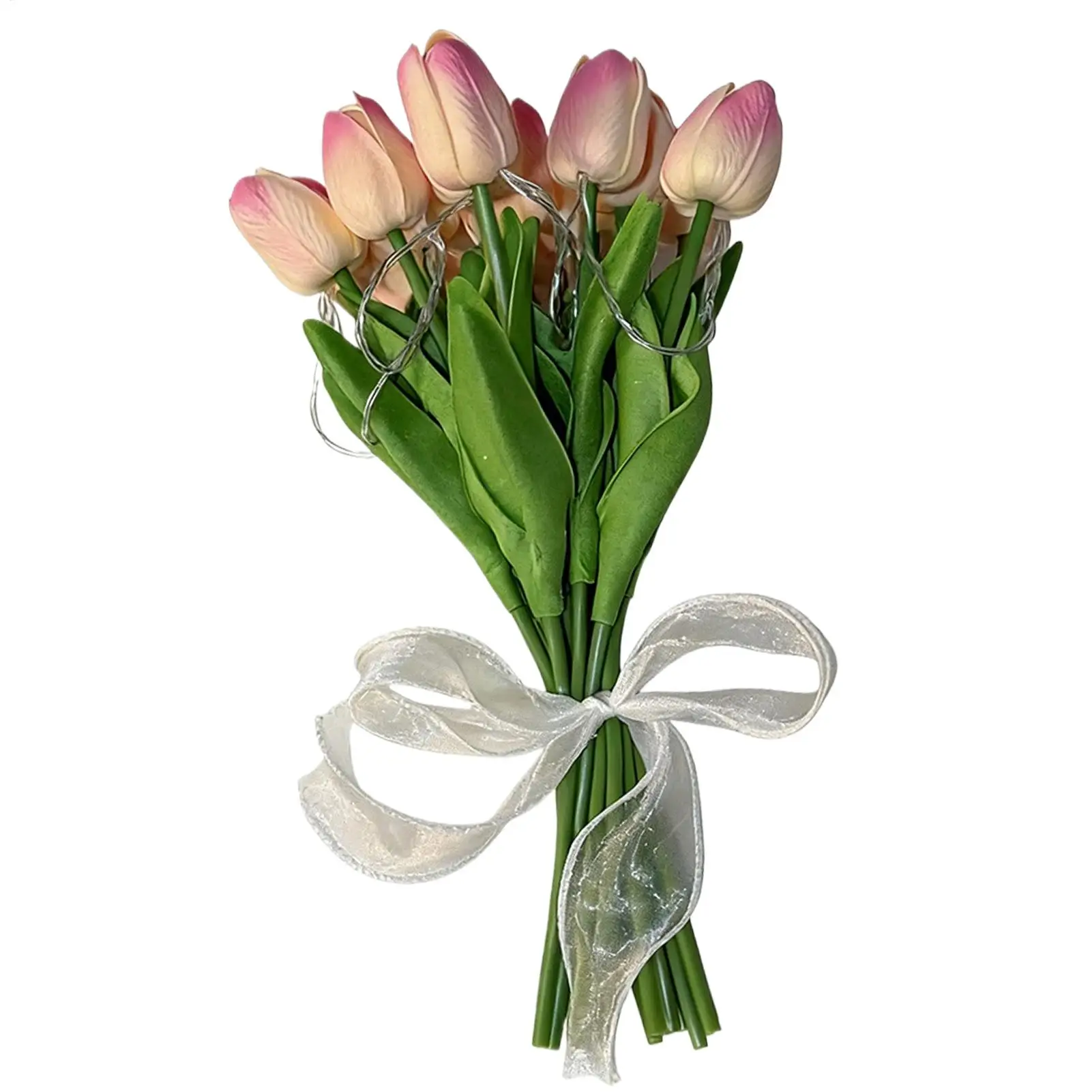 ライトアップ造花フローラルアンビエンスランプ-15-個の人工照明付き花、家庭、オフィス、アパート、ホテル、寝室、リビング用