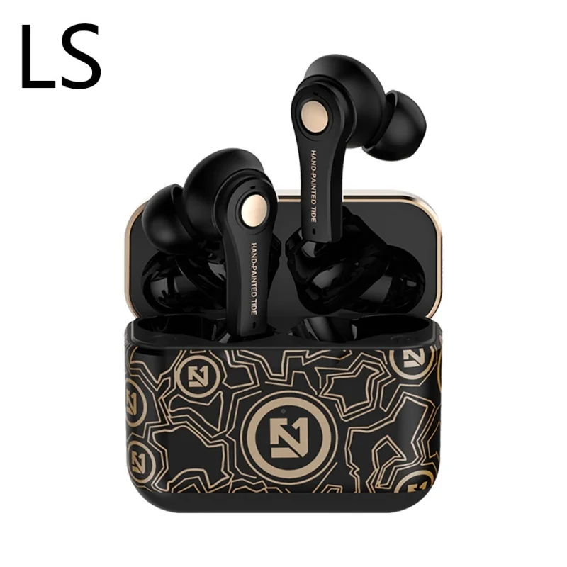 

LS Earphones Wireless Bluetooth in-Ear Earphones Bass Boost Long Life Fashion Relief Technology Daily Music Earbuds
