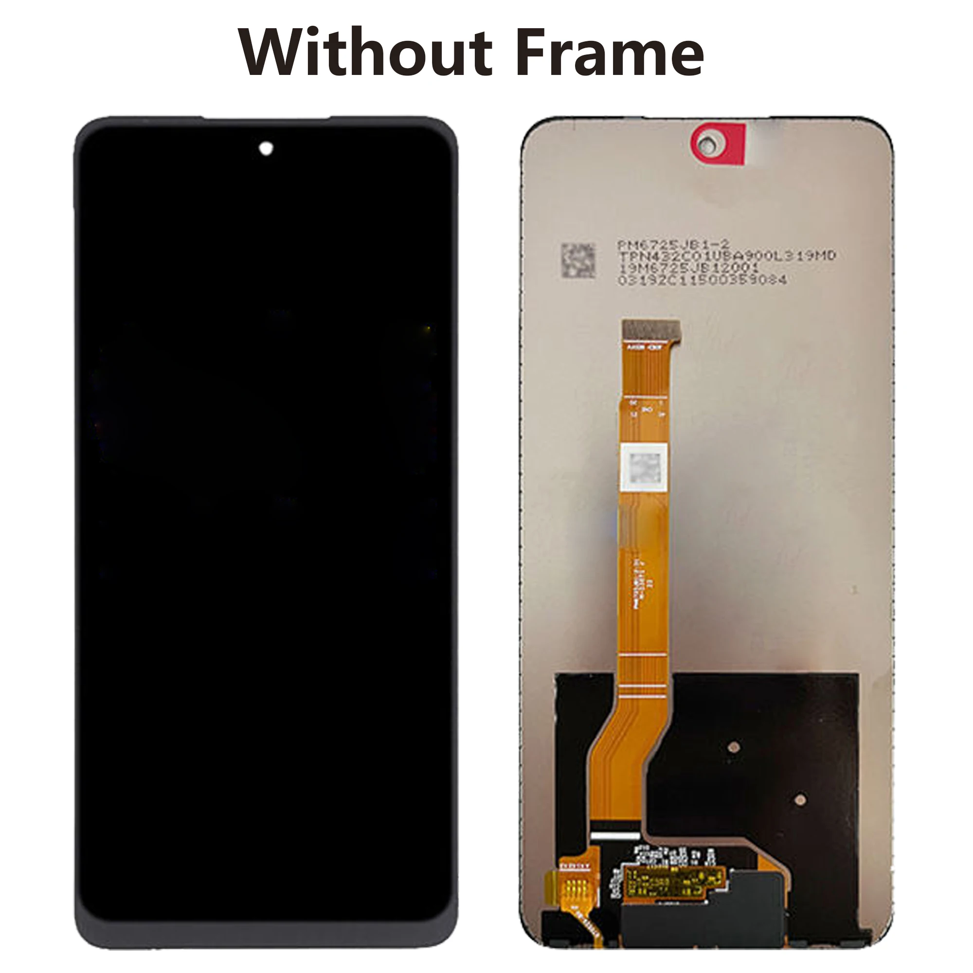 Original For Oppo A98 5G CPH2529 Full With Frame LCD Touch Screen Replacement Digitizer Assembly Repair Display Parts