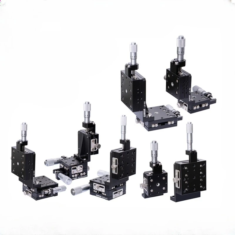 

HLV series Z-axis XZ-axis XYZ-axis three-dimensional combination translation table three-axis vertical lifting table worktable