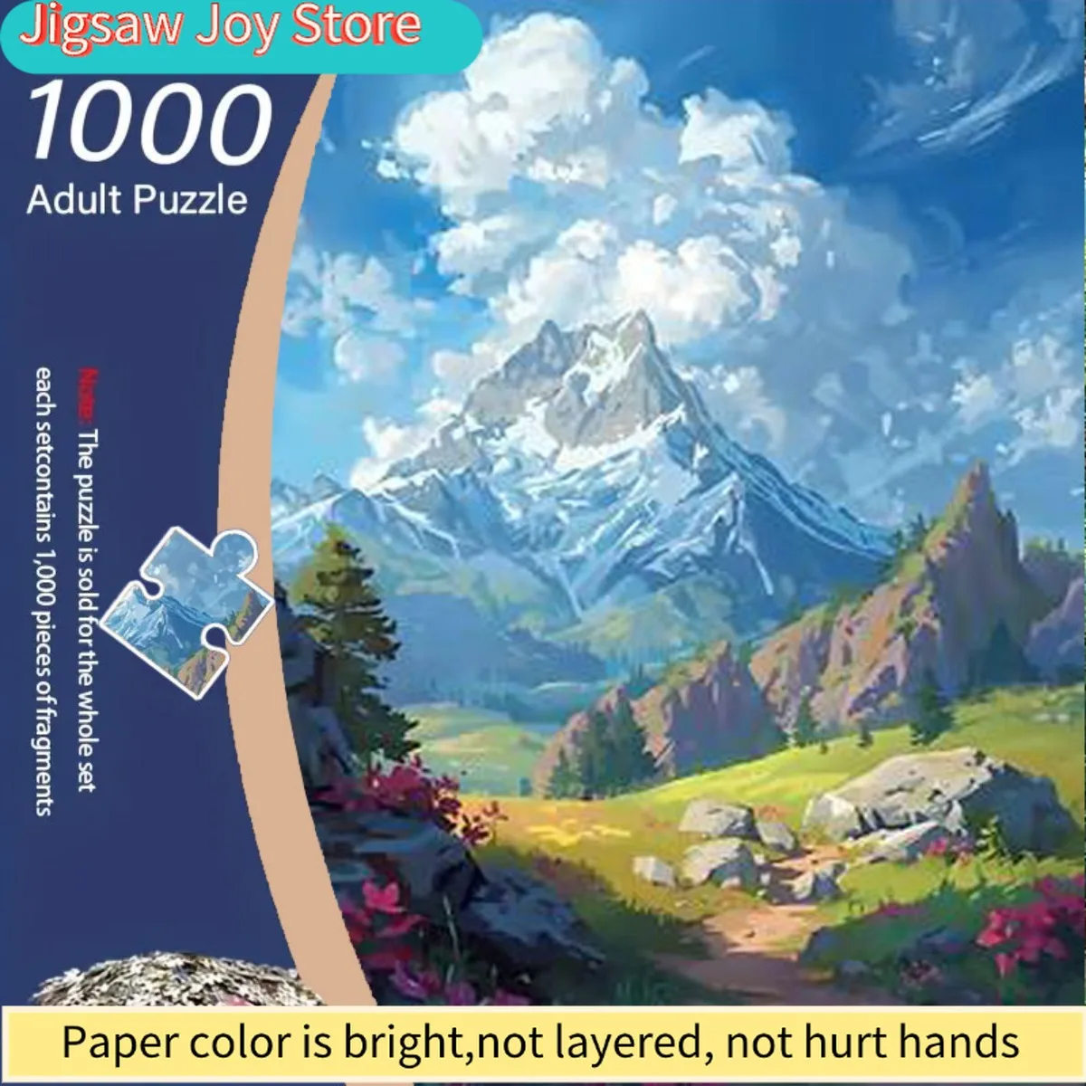 A Jigsaw Puzzle for Adults Featuring 1000pcs, Showcasing a Pile of Vintage Books Beside an Open Book, with Pink Roses Enhancin
