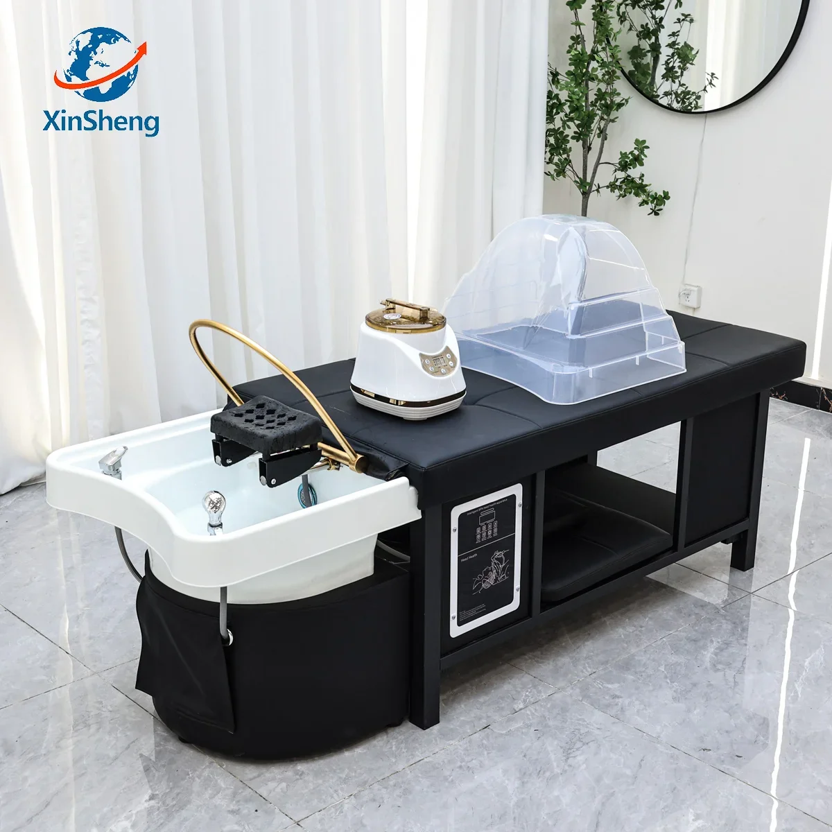 

Factory Hair Wash & Head SPA Fumigation Shampoo Bed Beauty Salon Massage Table Massage Beds Barber Shop Commercial Furniture