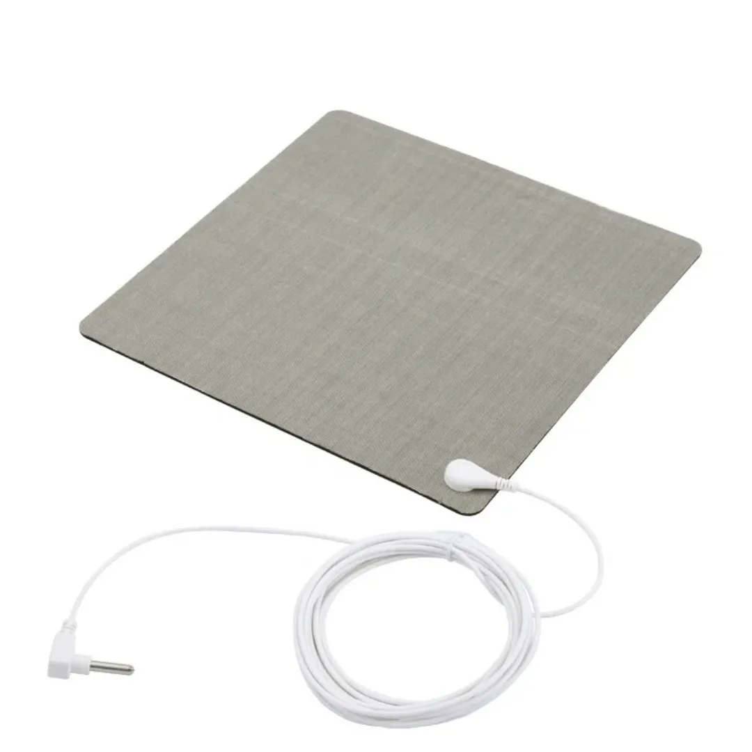 Grounding Mat for Foot Bed Computer,Earthing Universal Pad with 16ft Grounded Cord, Grounded Therapy for Better Sleep，Flexibilit