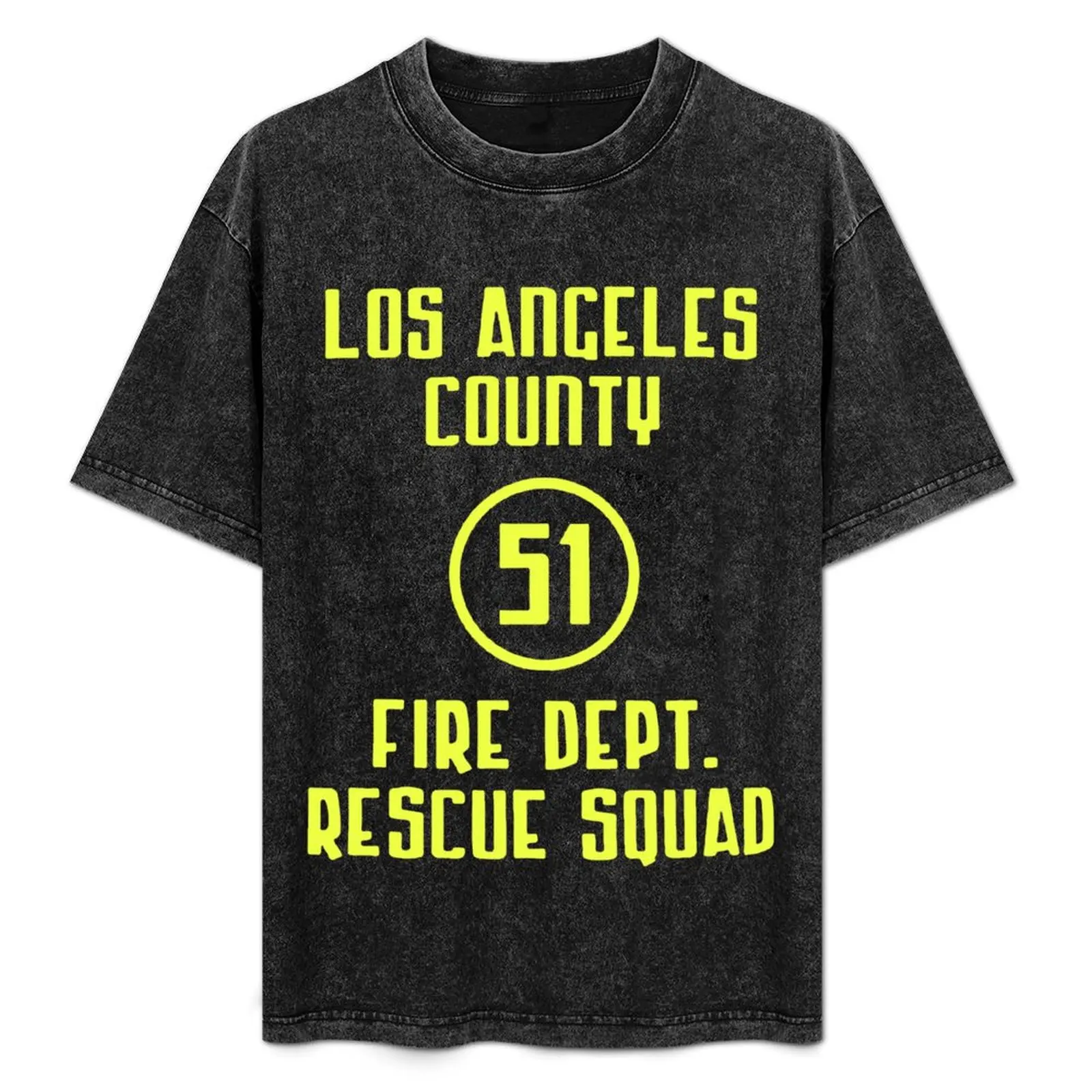 

Los Angeles County Fire Dept. Rescue Squad 51 T-Shirt plain anime stuff heavyweights shirts men graphic