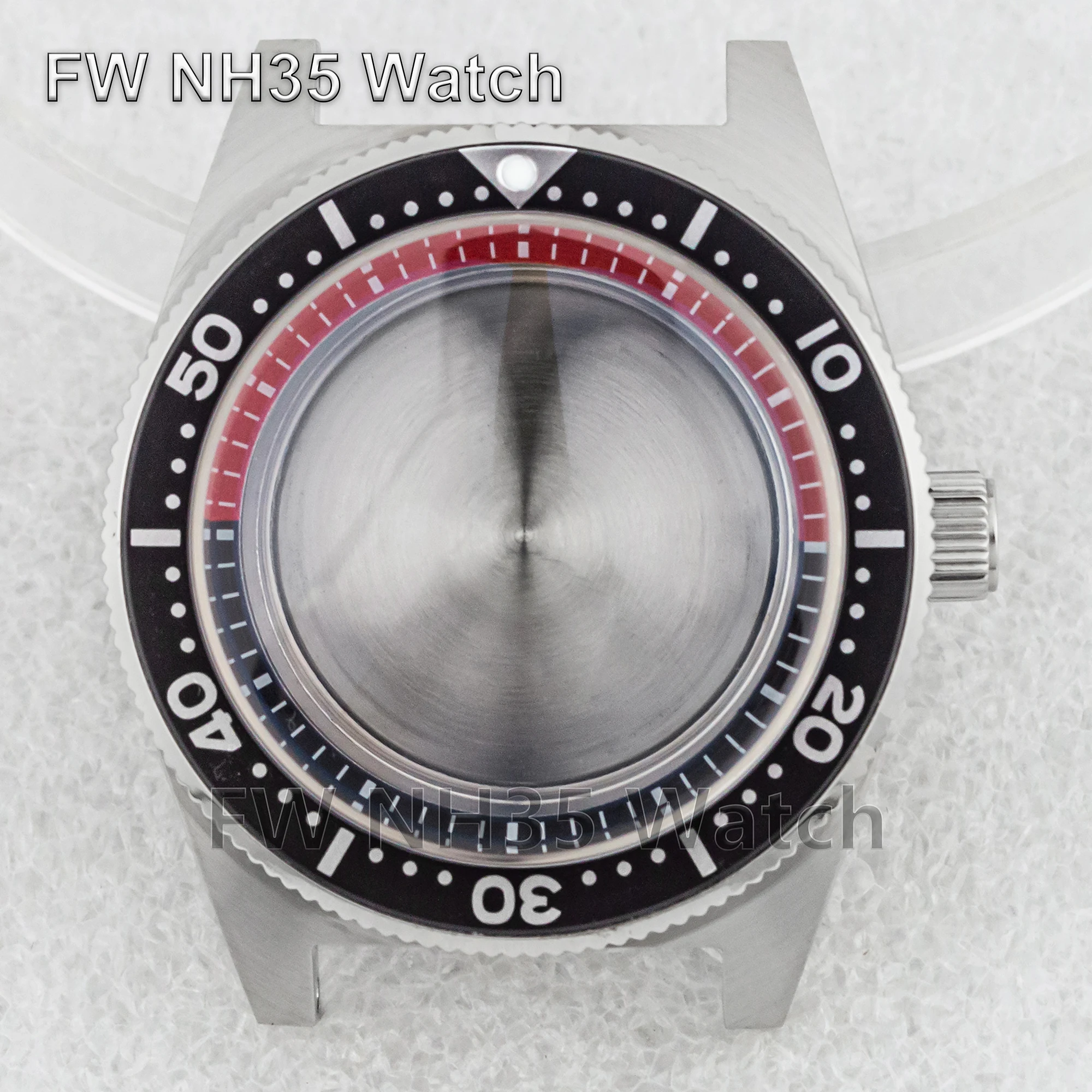 

NH35 Case Aluminum Bezel for 62MAS Watches Sapphire Glass 30ATM Water Resistant Watch Case Fit 4R36 NH34 NH35 NH36 Movement