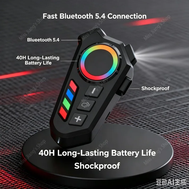 Y10/K06 helmet accessories bluetooth headset intercom built-in microphone integrated motorcycle rider long noise reduction