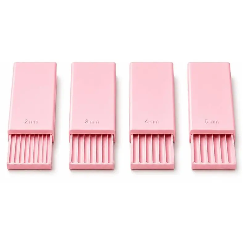 LLCS-Sphere Shaper Roller Tool 2Mm 3Mm 4Mm 5Mm Bead Roller Art Polymer Clay Bead Roller Pink