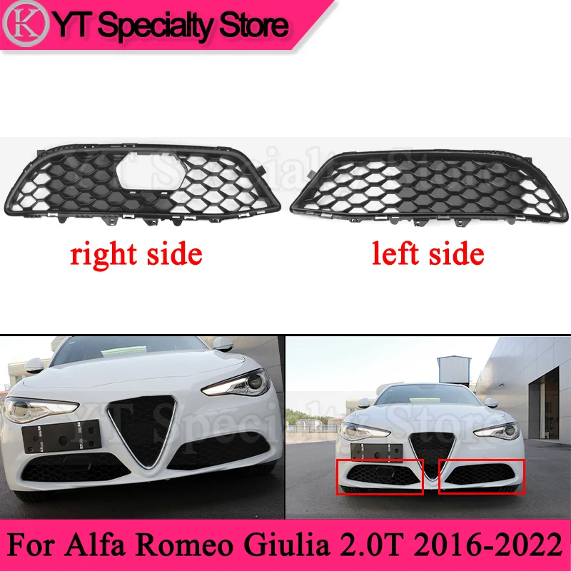 

Kamshing 1piece Front Bumper Lower Grille For Alfa Romeo Giulia 2.0T 2016-2022 Radiator Front Bumper Grille Ventilation Net