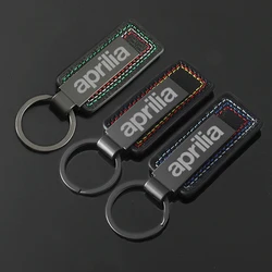 Car Keychain Keyring Logo Key Chains Buckle Gift for Aprilia RSV4 RSV1000/R Dorsoduro 750 Caponord 1200 Shiver Tuono Accessories