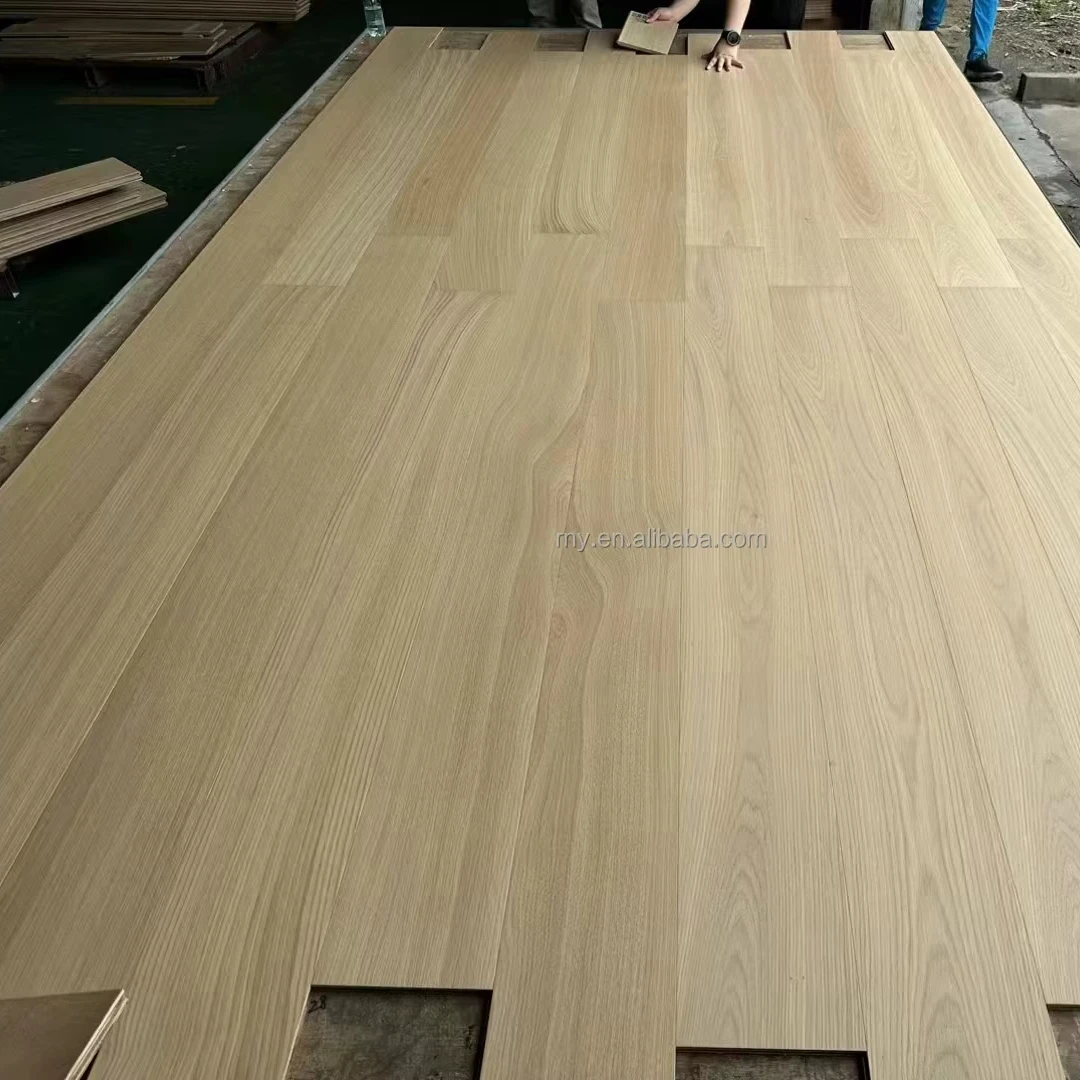 맞춤형 프리미엄급 AB 등급 원목 마루 화이트 오크 산업용 원목 마루 호환 가능