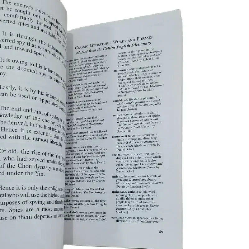 Sun Tzu The Art Of War English Original Book Sun Zi Bing Fa Chinese Ancient Military Books Libros Livros