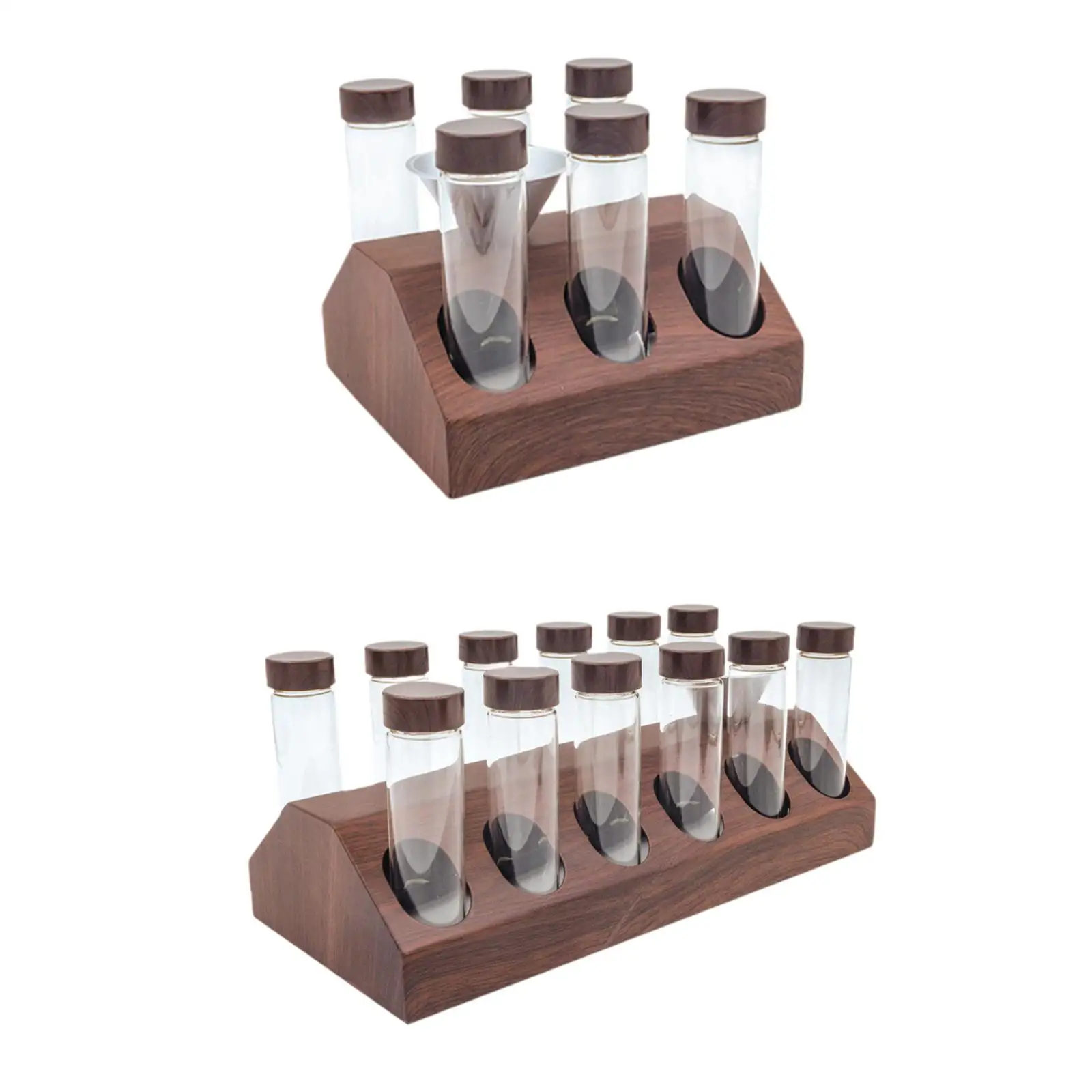 Coffee Bean Dosing Glass Jars, Storage Glass Tube, Single Dose Storage Bottle,