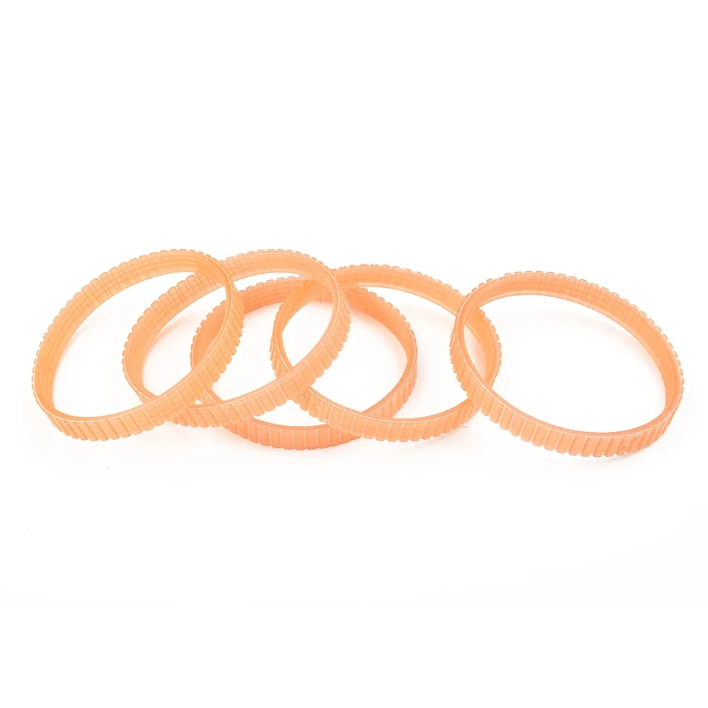 Protable Reliable Drive Belt Strap Cold Resistant Good Strength Heat Resistance Orange Polyurethane(PU) Planer 5Pcs
