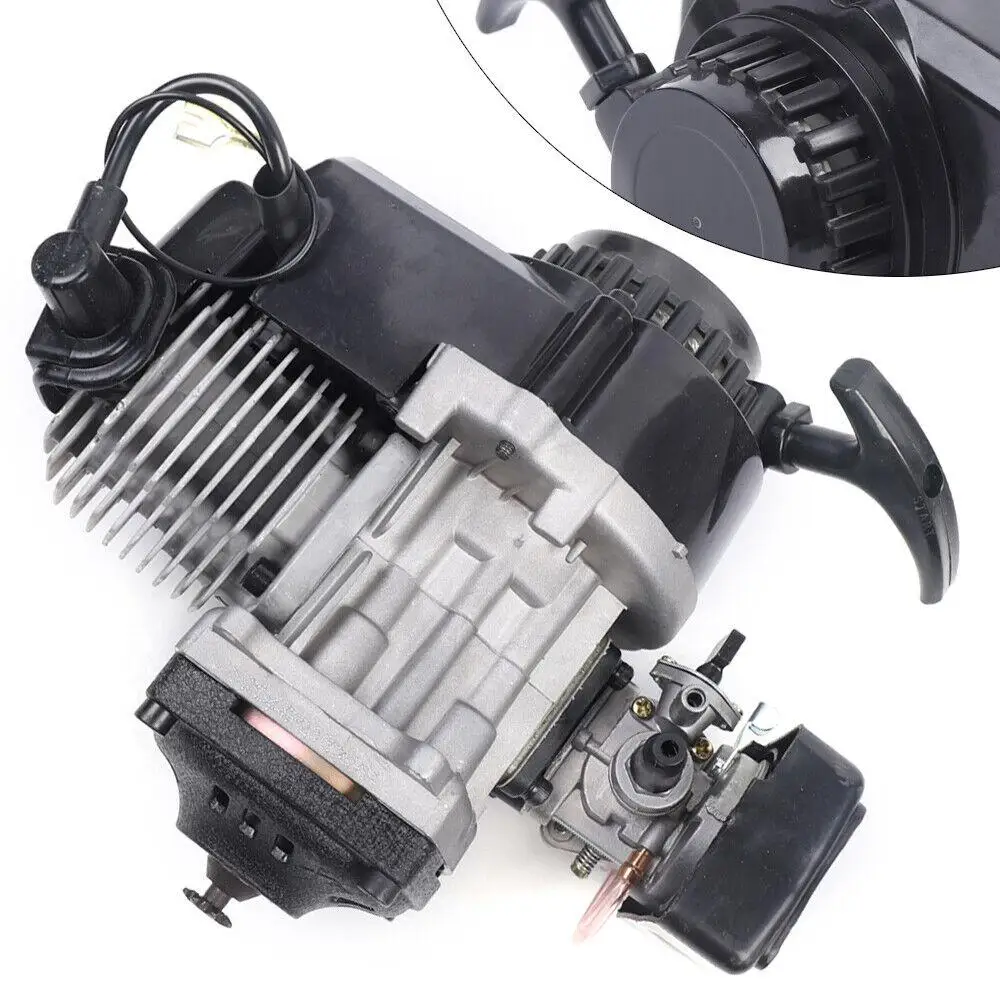 Racing Engine Motor 47/49/50cc Fit For Bike Mini Pocket Quad Dirt ATV Single Cylinder Recoil Pull Start 2 Stroke