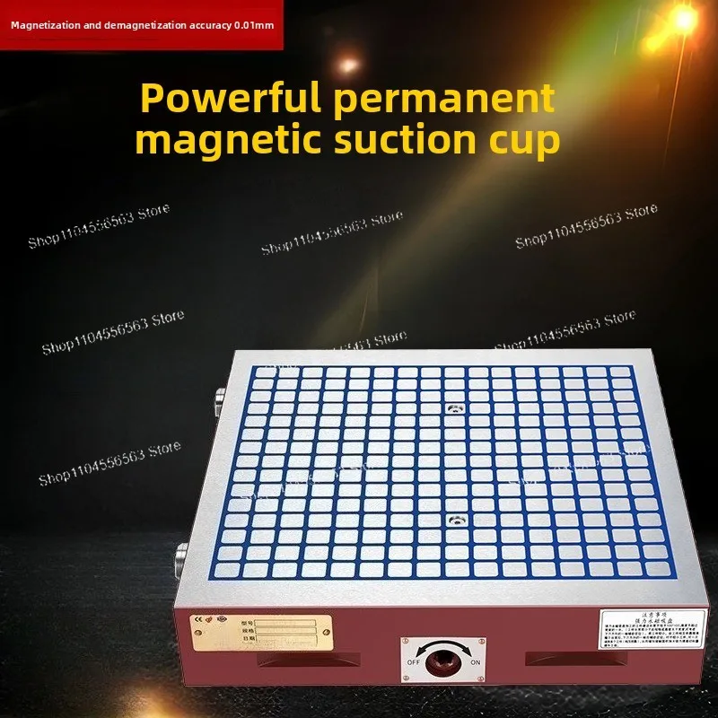 Square Permanent Magnetic Chuck CN C Strong Magnet Table Precision Magnetic Worktable for Engraver CN C Milling Machining Center