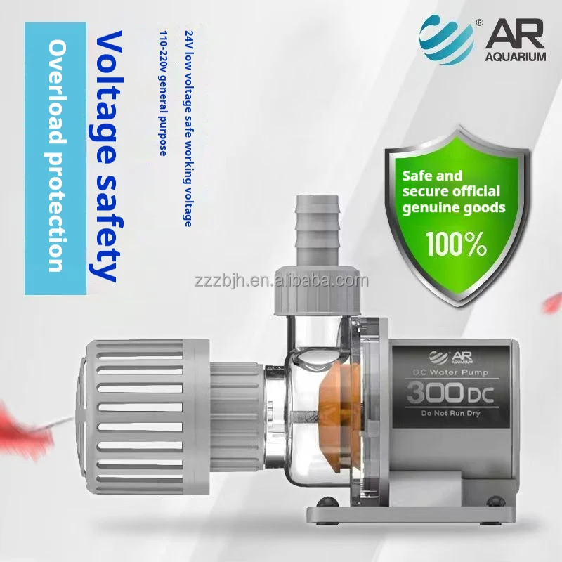 Pompa Akuarium Inverter DC Tegangan Rendah AR 24V DC Ultra Senyap Pompa Sirkulasi Akuarium