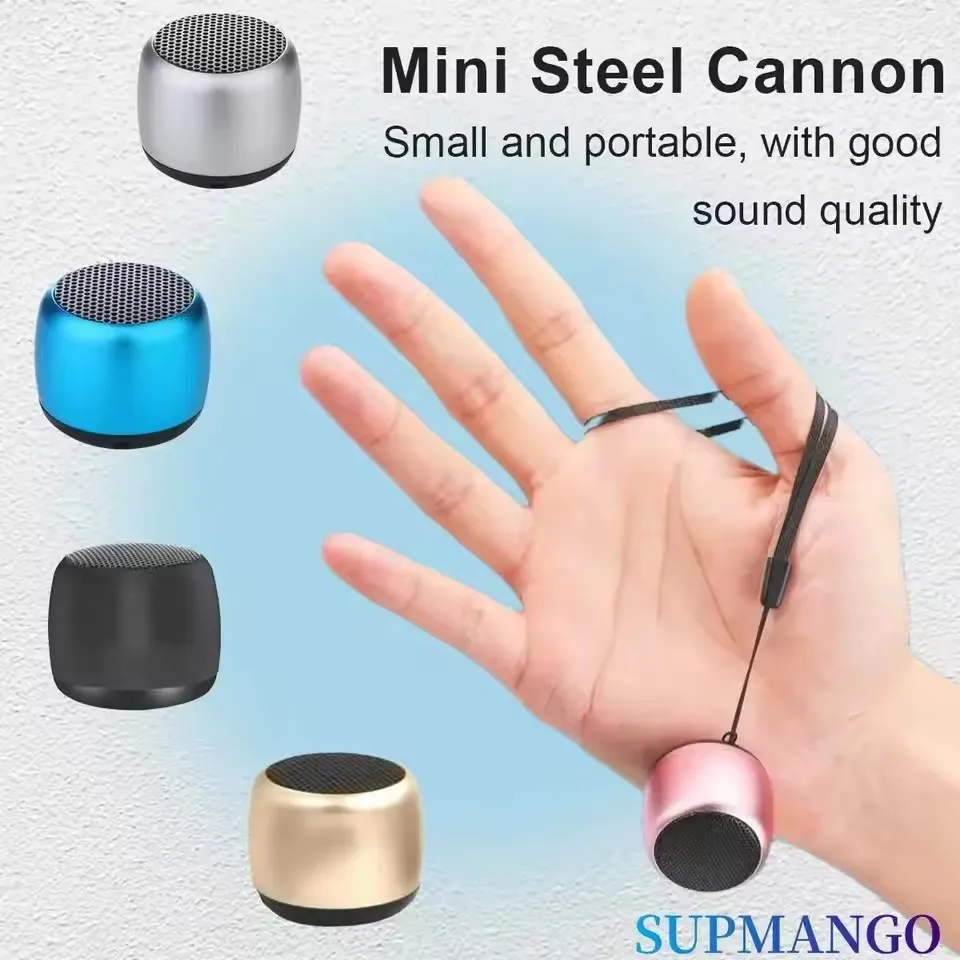 Mini Portable Bluetooth Speaker Tiny Wireless Mobile Phone TWS Subwoofer Outdoor Audio Player Sound Music Loundspeaker