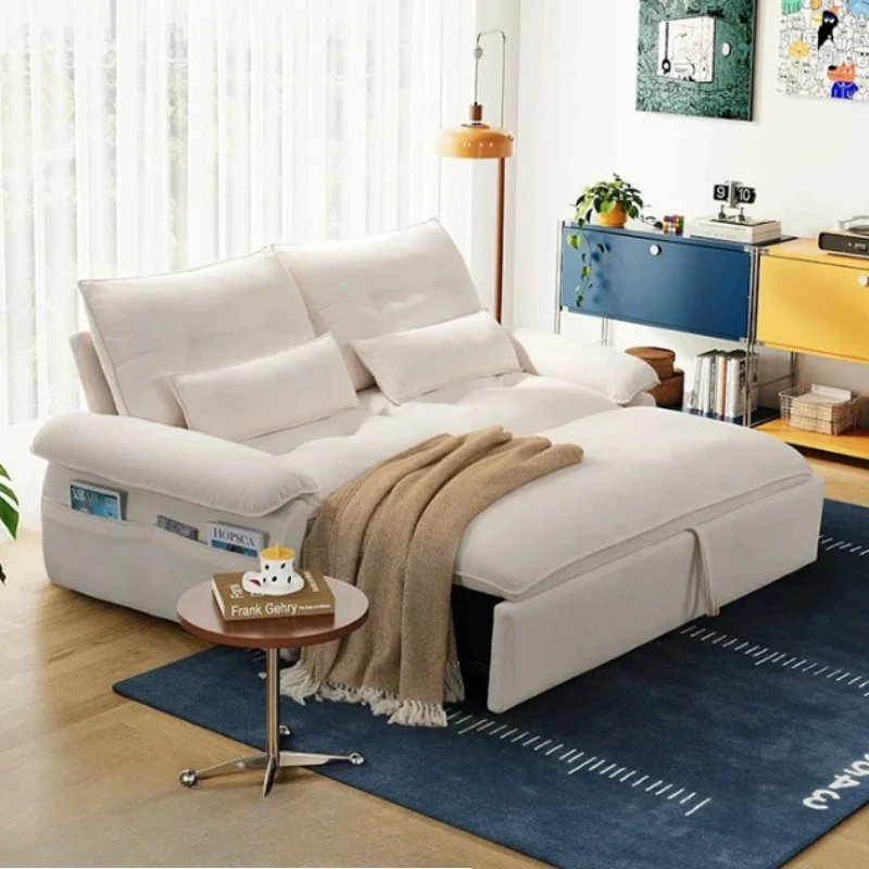 Puffs Convertible Sofas Beds Luxury Sleeper Soft Space Saving Sofas Beds Apartments Accent Divano Letto Furniture Living Room