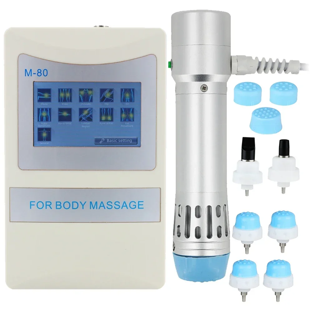 

Portable Shockwave Therapy Machine Shock Wave Instrument For ED Treatment And Lumbar Region Pain Body Massager With 7 Heads