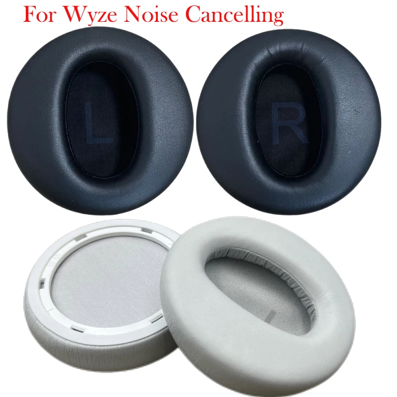 1Pair Replacement Sponges Earpads Cushions Cover For Wyze Noise Cancelling Headphones Earmuffs Headsets Sleeve